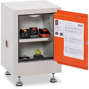 Akku-Lagerschrank CEMO FMplus US, 11651, mit 1 Fachboden