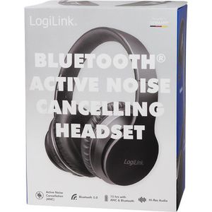 Produktbild für Kopfhörer LogiLink BT0053 Wireless ANC Headset