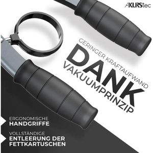 Produktbild für Fettpresse KLRStec X0-QRVC-BKYF, mit Mundstück