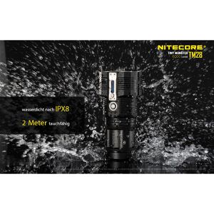 Produktbild für Taschenlampe Nitecore TM28 Tiny Monster, aufladbar