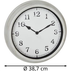 Produktbild für Wanduhr TFA 60.3067.02 outdoor, Aluminium, analog, Quarzuhr