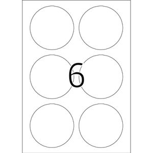 Produktbild für Universaletiketten Herma 5068, weiß