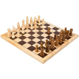 Produktbild für Brettspiel Idena 40174, 2-in-1 Schach und Dame