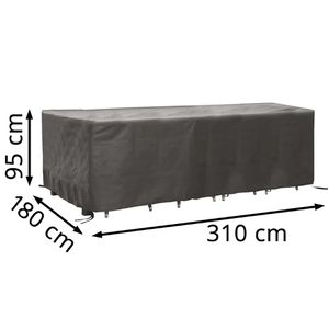 Produktbild für Gartenmöbel-Abdeckung barths groß, 61000034, hellgrau