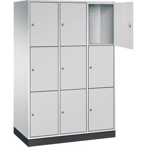 Produktbild für Schließfachschrank CP-Möbel Intro S4000, lichtgrau