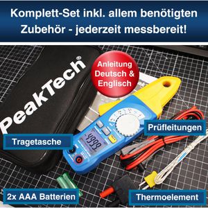 Produktbild für Stromzange PeakTech P 4350 True RMS digital