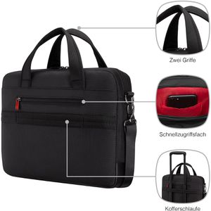 Produktbild für Laptoptasche Wenger Altair Brief, 653496, schwarz