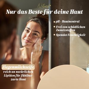 Produktbild für Seife Natural-Cilt handgemachte Naturseife, Ziegenmilch