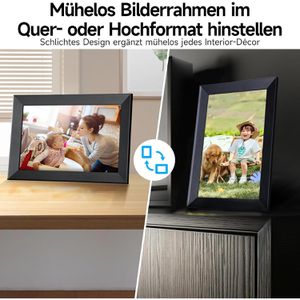 Produktbild für Digitaler-Bilderrahmen Rollei WiFi 103, mit WLAN