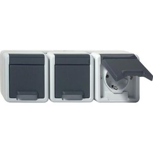 Steckdose Gira 478930, IP44, Aufputz