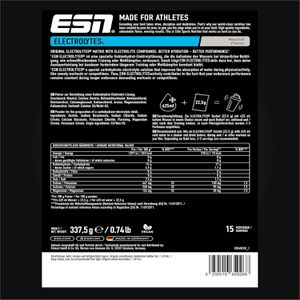 Produktbild für Elektrolyte ESN Electrolytes Neutral, Pulver, 15 Sticks
