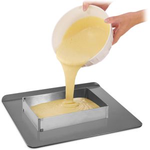 Produktbild für Backrahmen Tescoma DELICIA, mit Klemmung &amp; Teiler, Edelstahl