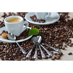 Produktbild für Espressolöffel Gräwe Rosendekor, 10,5 cm