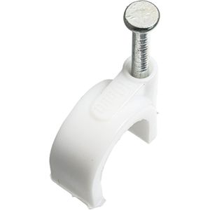 Produktbild für Nagelschellen Böttcher-AG Premium, aus Kunststoff, weiß