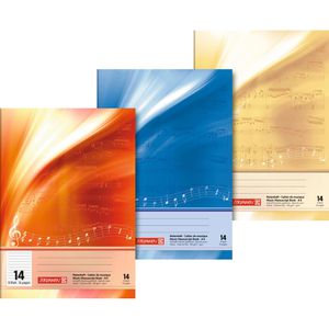 Notenheft Brunnen 1046340, Lineatur 14, A4