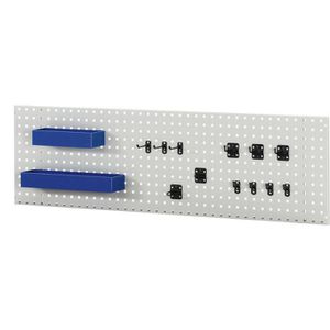 Werkzeugwand Rau L2000DM, grau, aus Metall