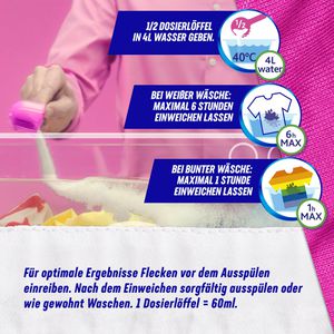 Produktbild für Fleckenentferner Vanish Oxi Action, Leuchtende Farben, Pulver