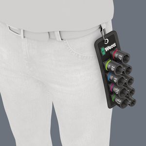 Produktbild für Steckschlüssel Wera Belt C Impaktor 1, 9-teilig