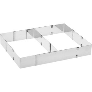 Backrahmen Westmark 31322260, mit Klemmung & Teiler, Edelstahl