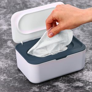 Produktbild für Feuchttücherbox Böttcher-AG weiß / blau