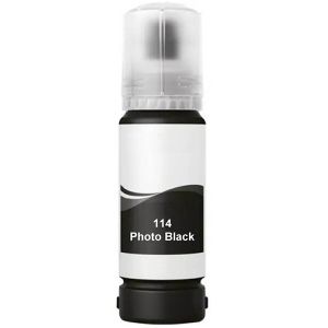 Produktbild für Tinte AgfaPhoto für Epson 114, C13T07B140, Foto schwarz