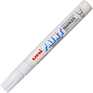 Produktbild für Lackmarker uni-ball PX-20, wasserfest &amp; permanent, weiß