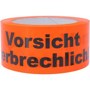 Produktbild für Packband gws Premium, PVC, Vorsicht zerbrechlich