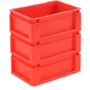 Produktbild für Eurobox Alpha-Paletten Silverline, rot, 5 L, lebensmittelecht