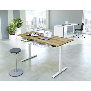 Produktbild für Schreibtisch Kerkmann Move 3, asteiche / weiß