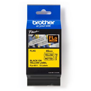Produktbild für Schriftband Brother FLe-6511, 21mm x 45mm