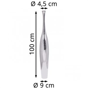 Produktbild für Vase Wohnling WL1.918, Bottle L, Aluminium