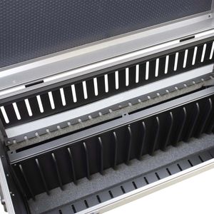 Produktbild für Tabletwagen Dicota Lade-Trolley, D32005, schwarz / grau