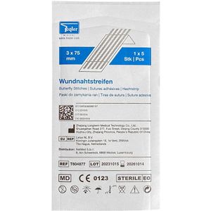 Produktbild für Wundnahtstreifen Teqler steril, 10 Streifen