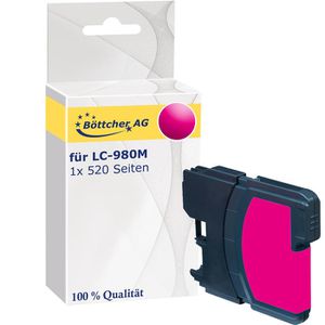 Produktbild für Tinte Böttcher-AG für Brother LC-980M