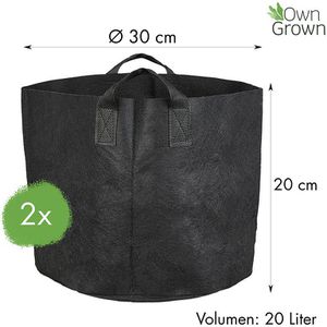 Produktbild für Pflanztopf OwnGrown BEGR-000790, 20 Liter
