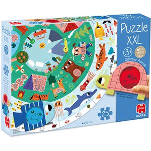 Produktbild für Puzzle Goula 53177, XXL Tiere entdecken
