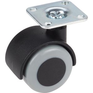 Möbelrolle Dörner+Helmer 761101, mit Anschraubplatte