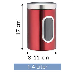 Produktbild für Kaffeedose Relaxdays 10027647, aus Metall