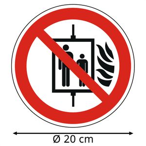 Produktbild für Hinweisschild Abtec ISO 7010 F001, Folie