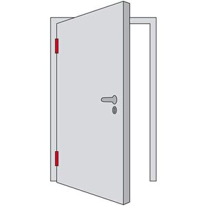 Produktbild für Türschließer Abus 2603 W Mini, mit Feder