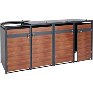Mülltonnenbox Mendler HWC-J82, Metall