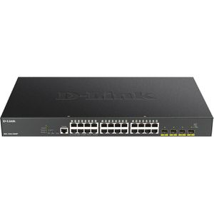 Produktbild für Switch D-Link Gigabit Smart, DGS-1250-28XMP/E, managed