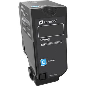 Produktbild für Toner Lexmark 74C20C0 Prebate, cyan