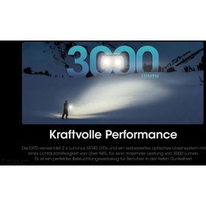 Produktbild für Taschenlampe Nitecore LR70, LED, aufladbar