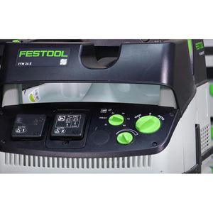 Produktbild für Steckdosenadapter Festool 496405 E/A CT 26/36/48, schwarz
