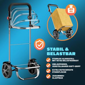 Produktbild für Einkaufstrolley Monzana 108232, klappbar