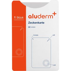 Produktbild für Zeckenkarte Söhngen aluderm+ 2009008, mit Lupe
