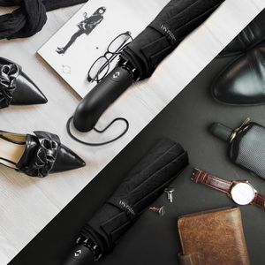 Produktbild für Regenschirm Wilford&amp;Sons schwarz, sturmfest