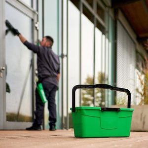 Produktbild für Putzeimer Unger Glasreinigungseimer QB12B, 12 Liter