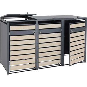 Mülltonnenbox Mendler HWC-J81, Metall